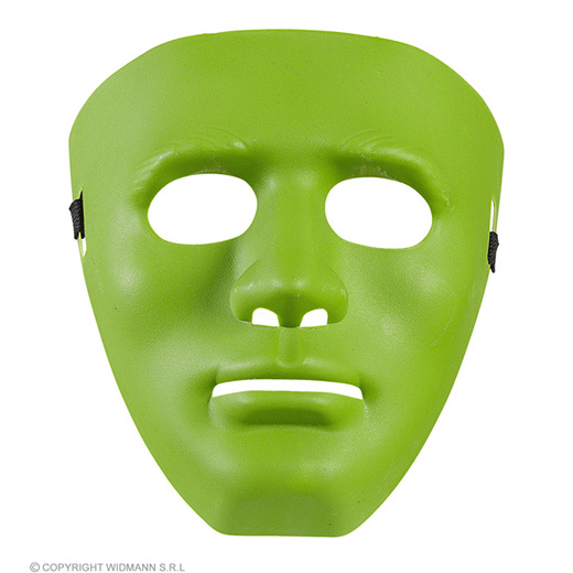 masker anonym groen