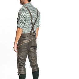Lederhose Retro 100% leder