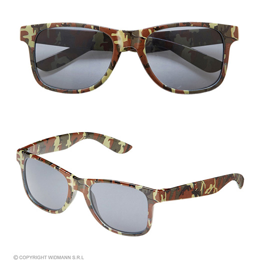 bril, camouflage heer