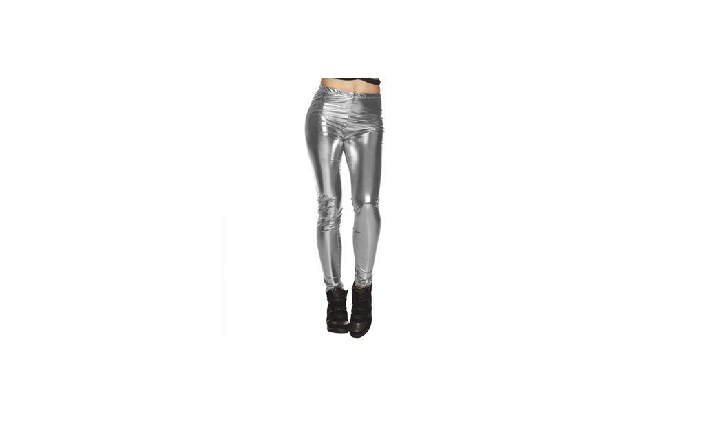 Legging Glans Zilver