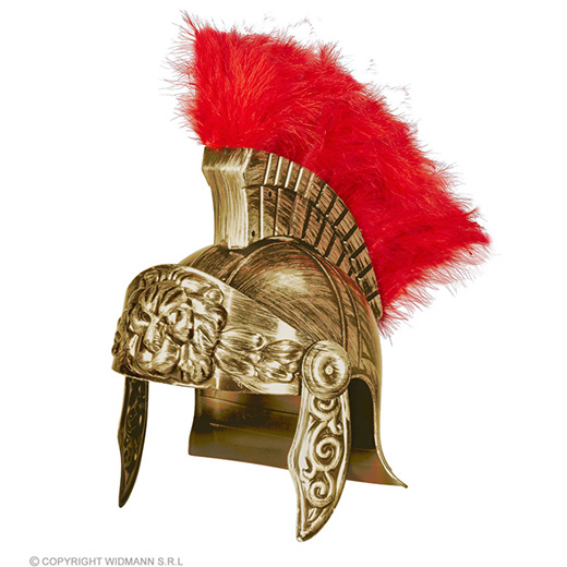ouderwetse romeinse helm, goud