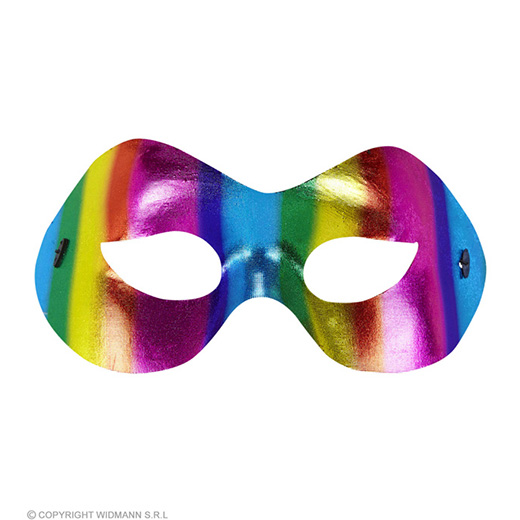 oogmasker fidelio regenboog metalic
