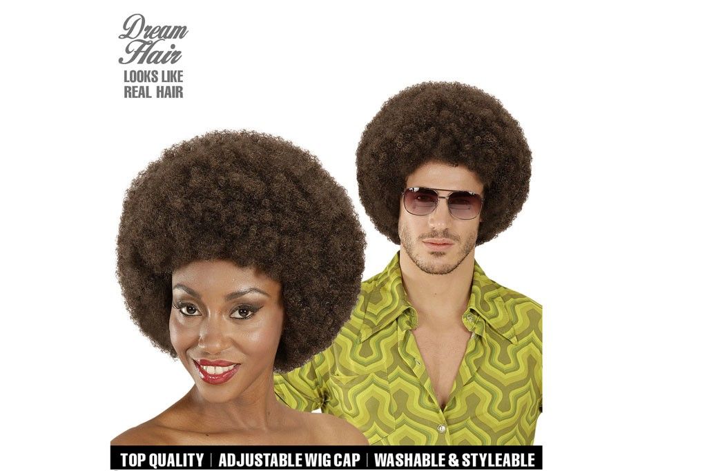 pruik, afro droomhaar