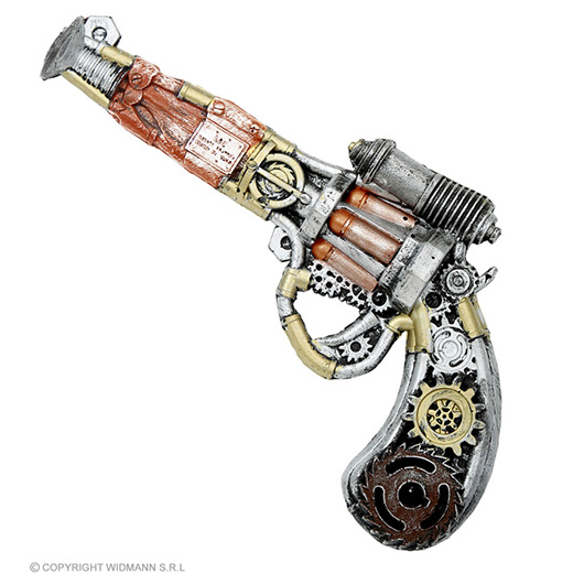 foam pistool steampunk 32cm