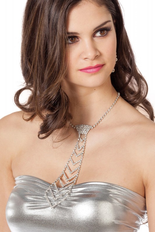 Stropdas Rhinestone (strass)