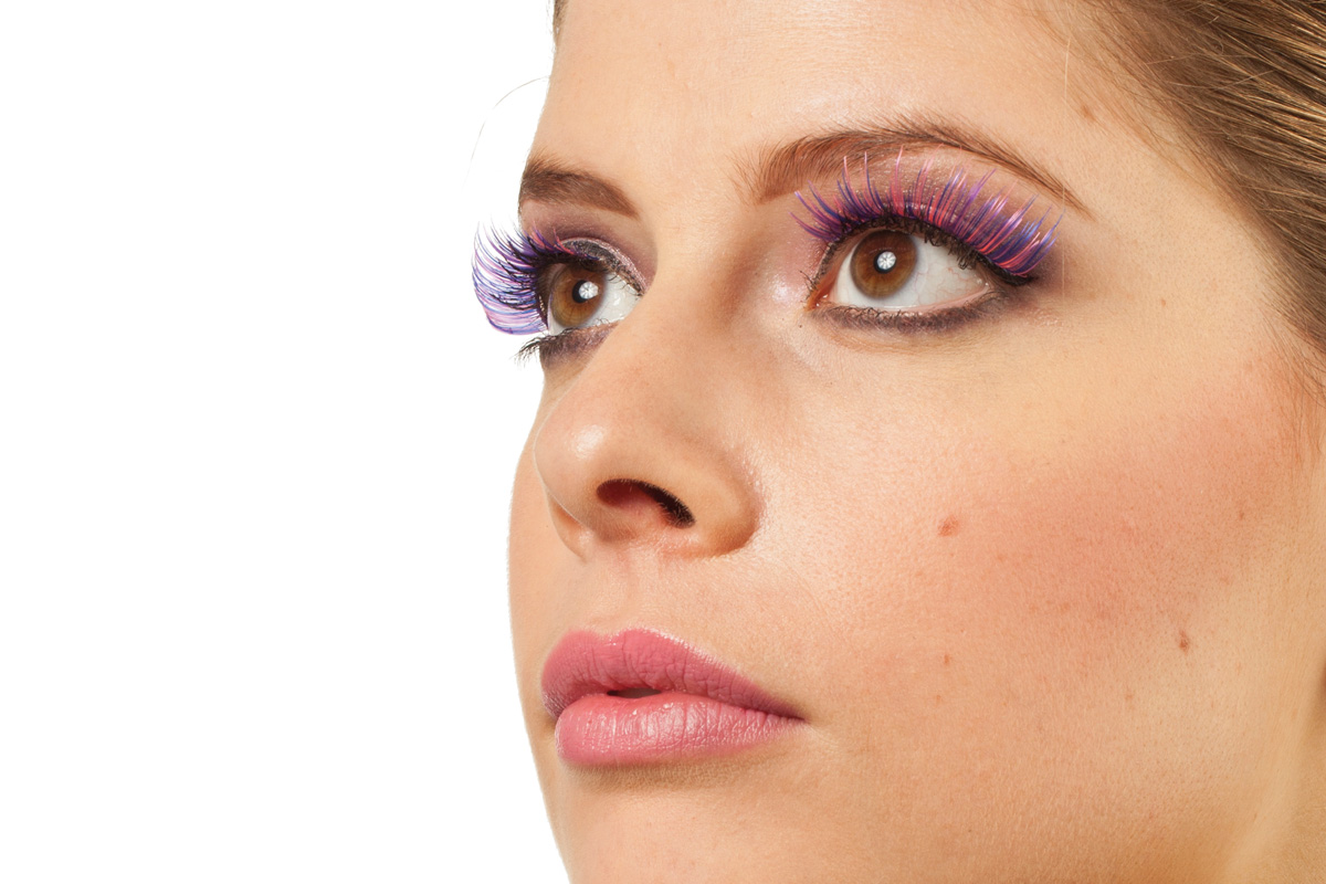 Wimpers uitlopend
