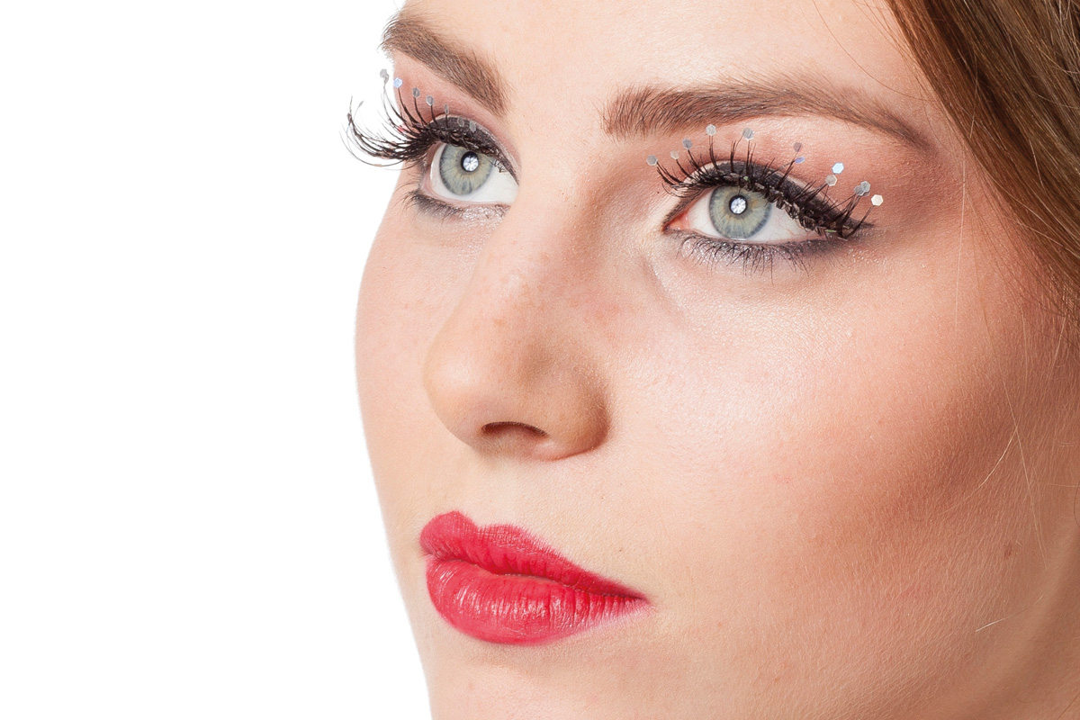 Wimpers lang pailletten