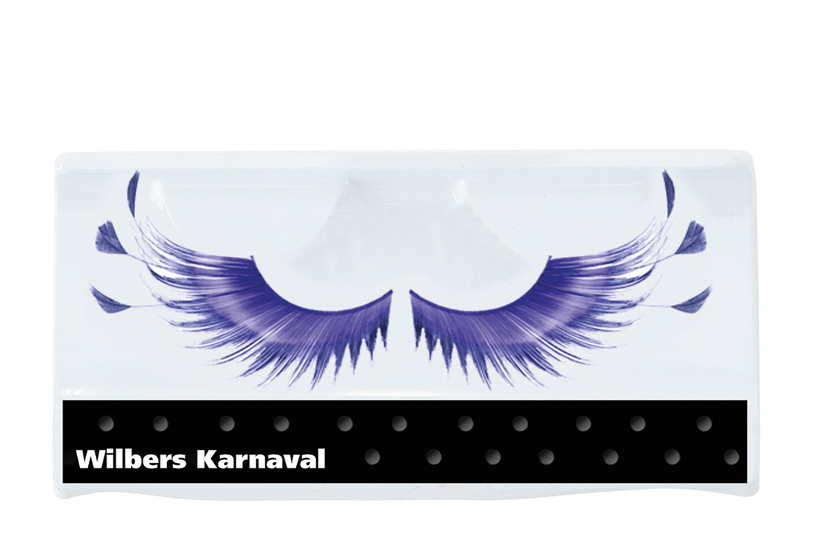 Wimpers met lange veertjes