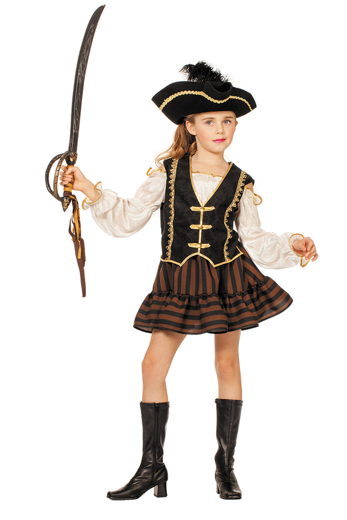 Bruine piraat (meisje)