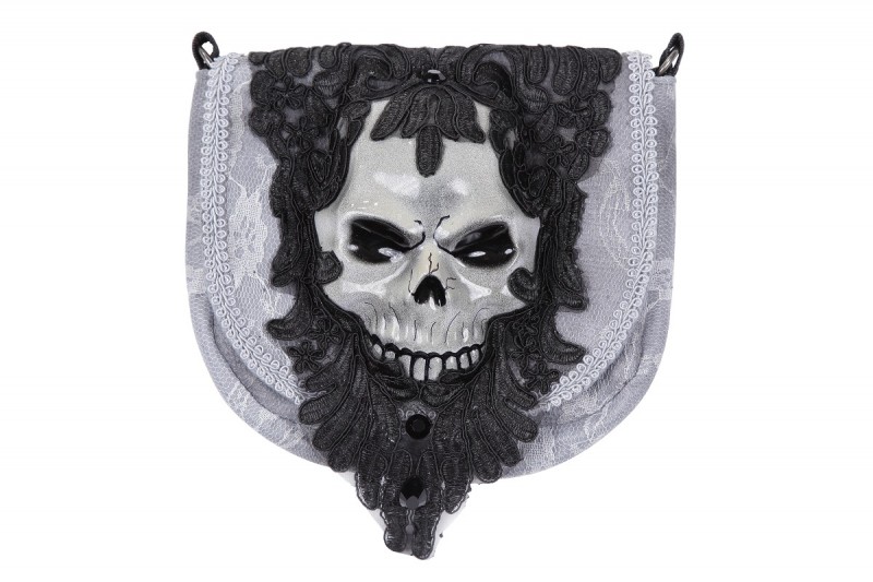 Tas met doodskop luxe