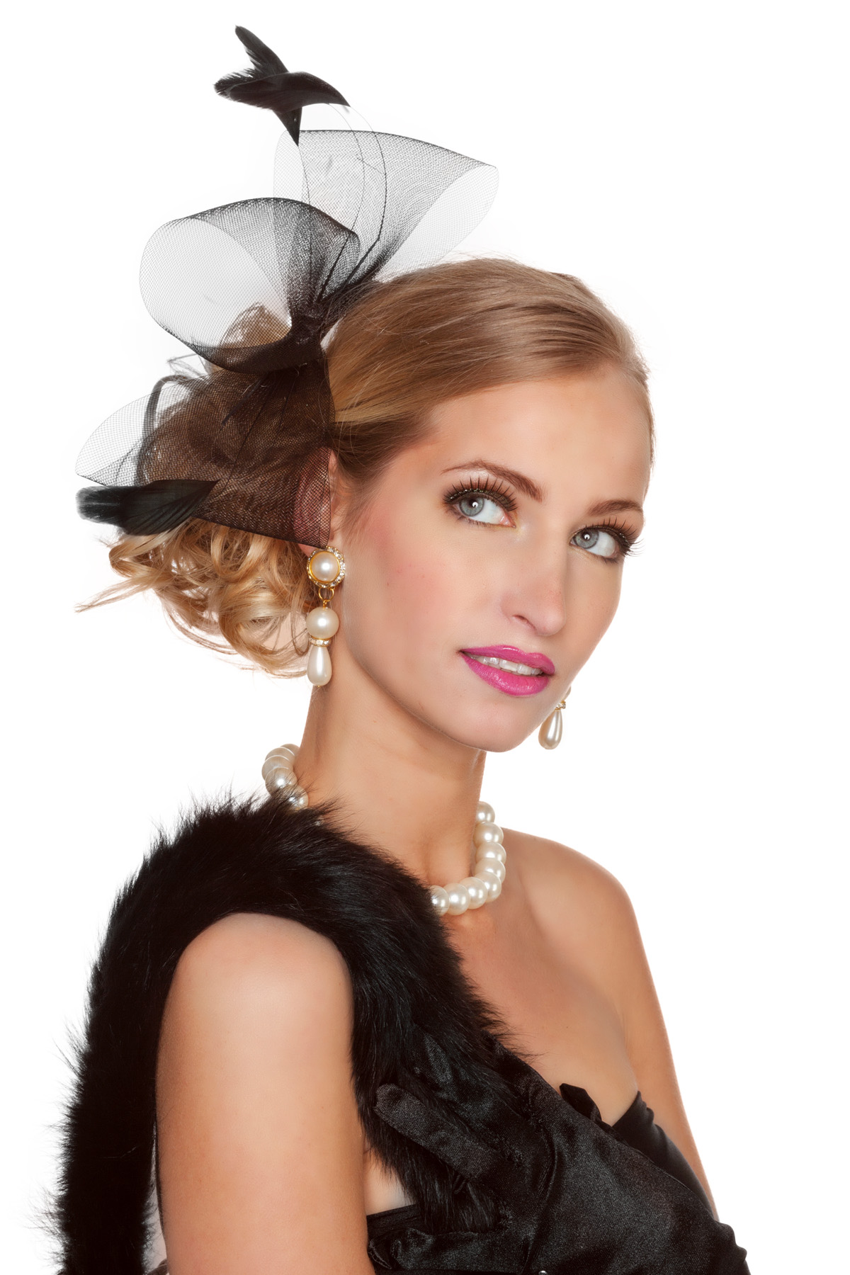 Haarbandluxe met veren