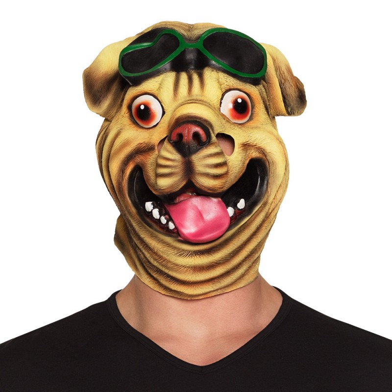 St. Latex gezichtsmasker Bulldog