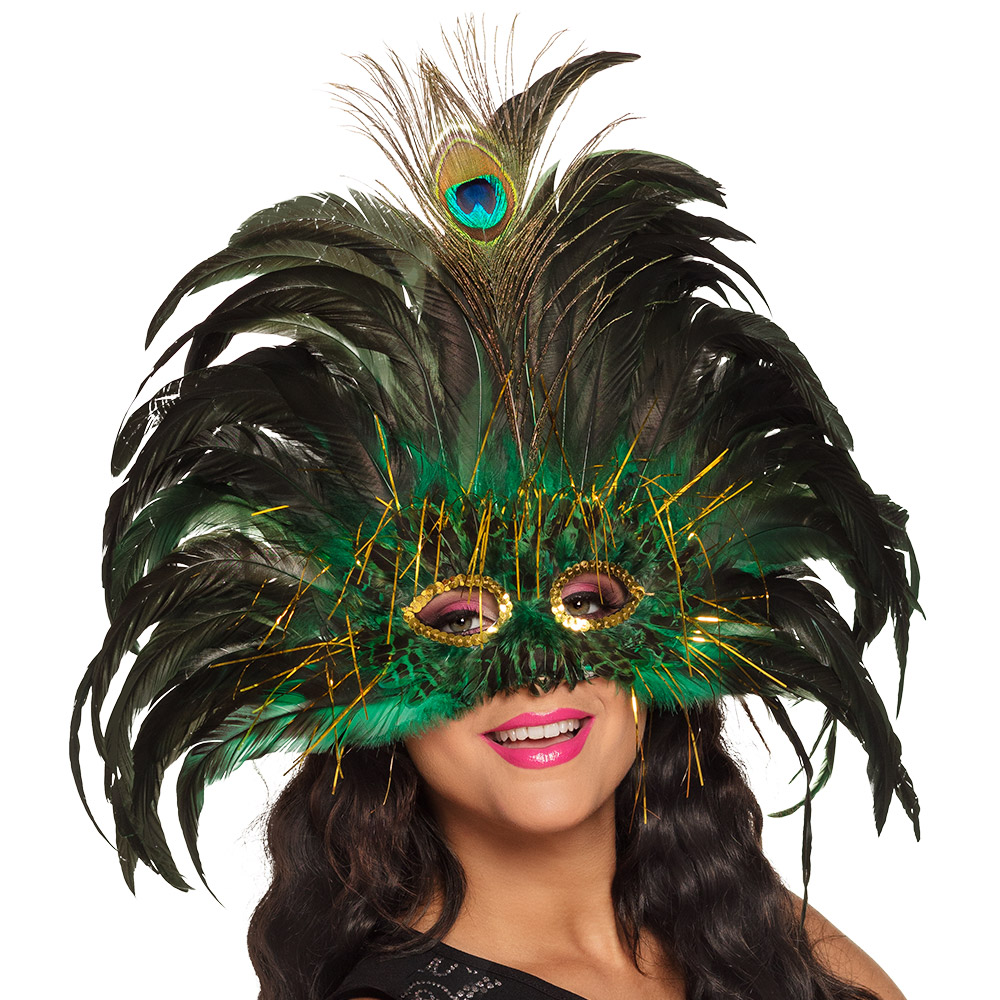 Oogmasker Peacock queen