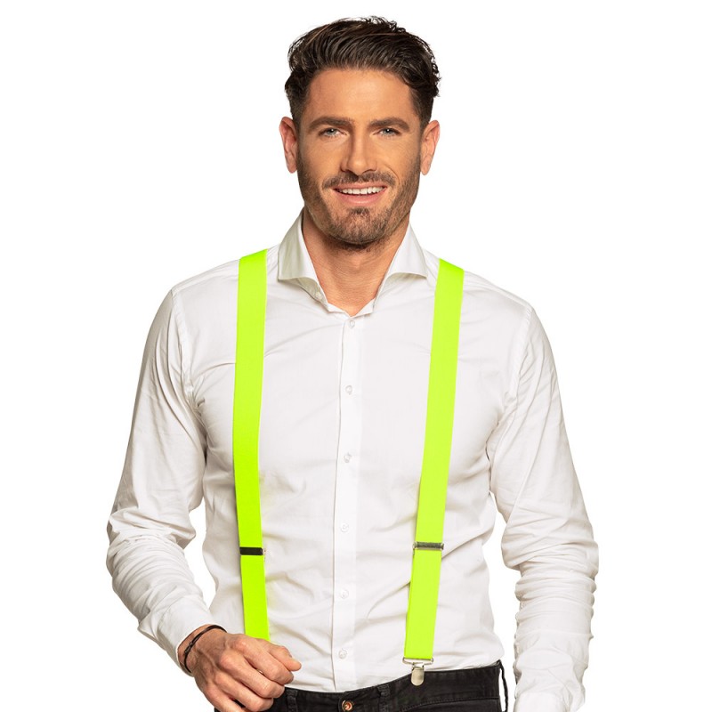 Bretels Basic neongeel UV