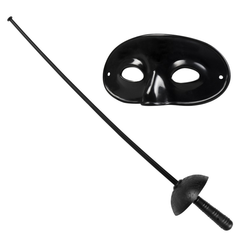 Set Bandiet (oogmakser en degen 60 cm)