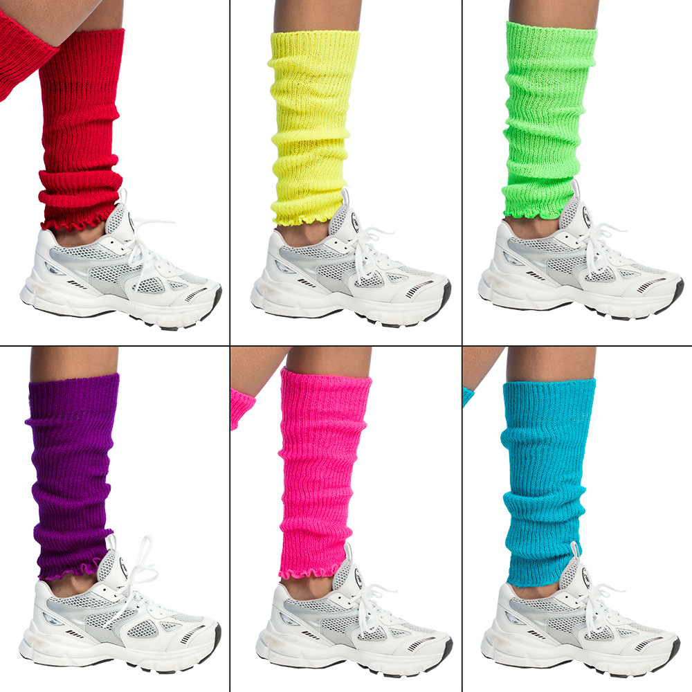Paar beenwarmers Basic 6 kleuren ass.