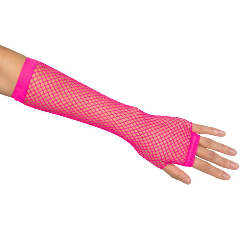 Pr. Handschoenen elleboog New York neonroze