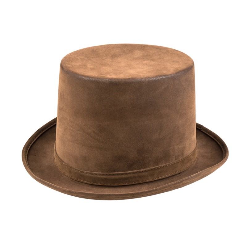 St. Hoed Steamtopper de luxe bruin