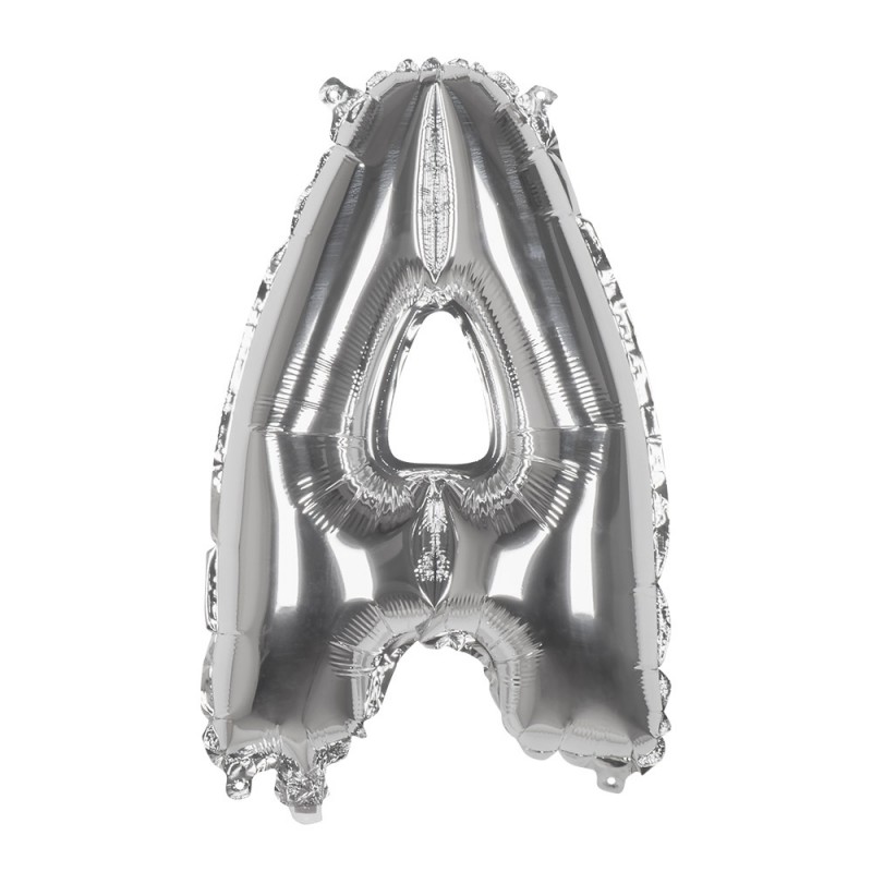 St. Folieballon 'A' zilver (36 cm)