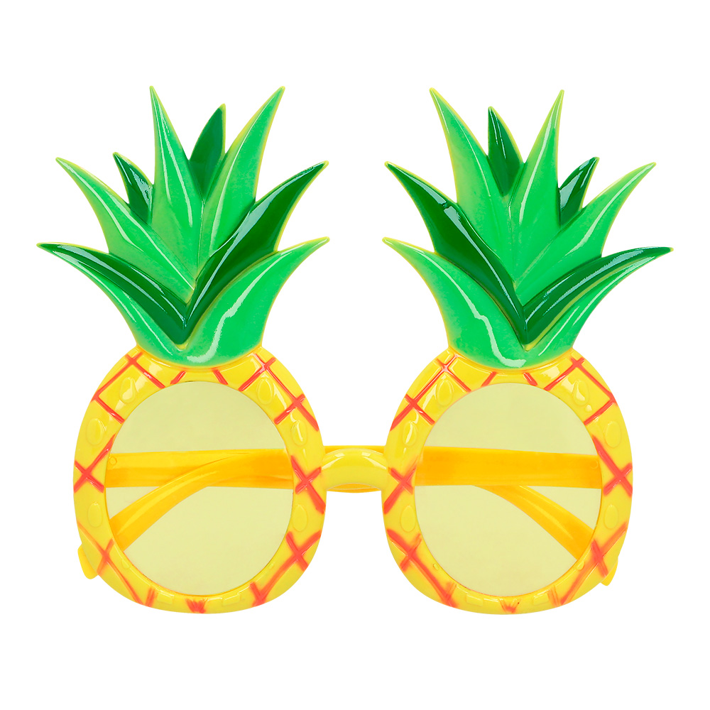 Partybril Ananas geel