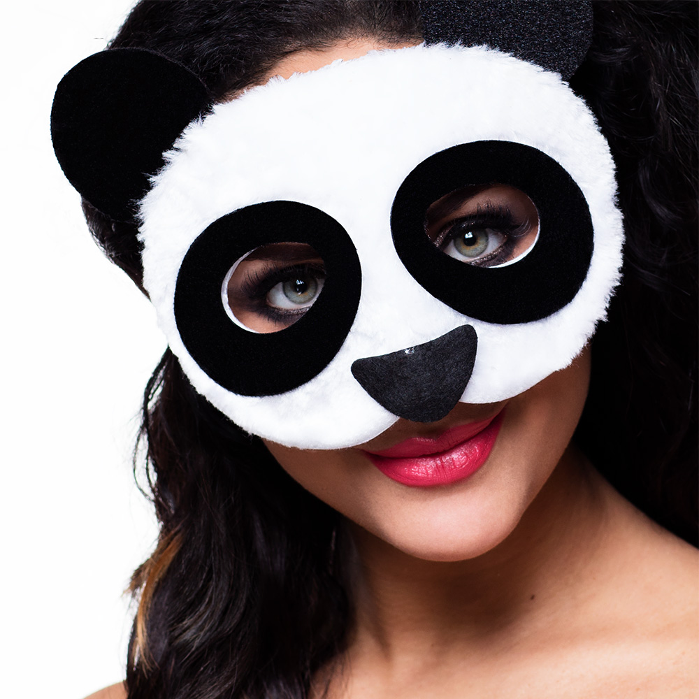 St. Pluchen halfmasker Panda