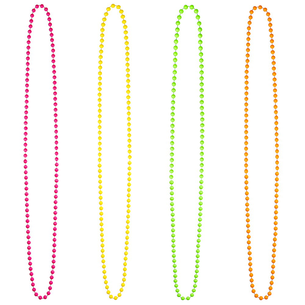 Set 4 kettingen Candy UV