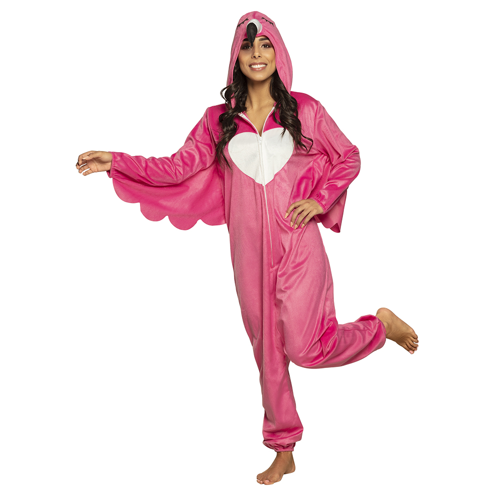 Volwassenenkostuum Flamingo vrouw (one size)