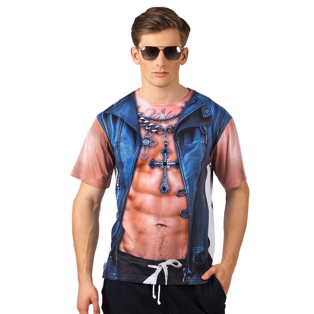 St. Fotorealistisch shirt Rough (M)