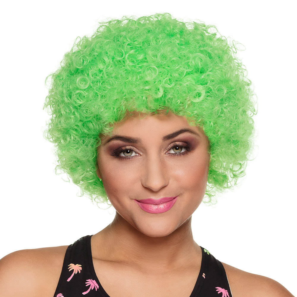 Pruik Pop groen