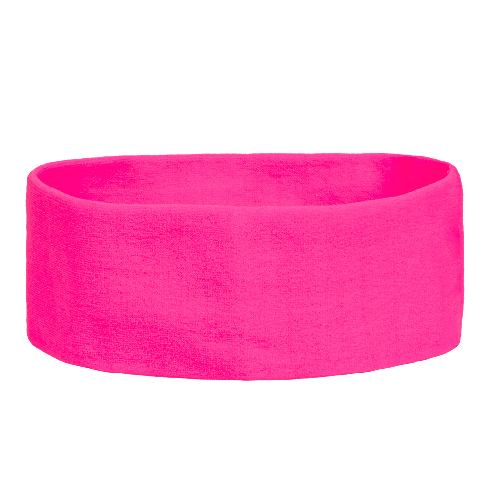 Hoofdband Retro neonroze UV