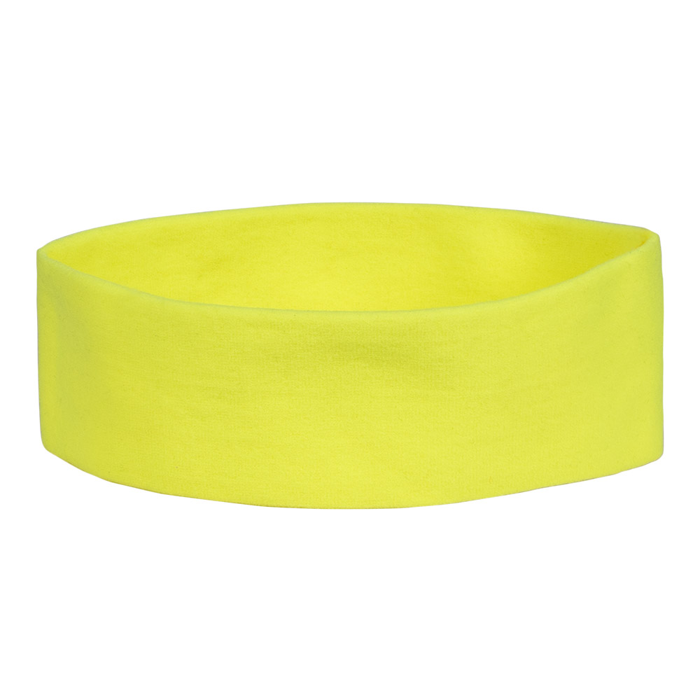 Hoofdband Retro neongeel