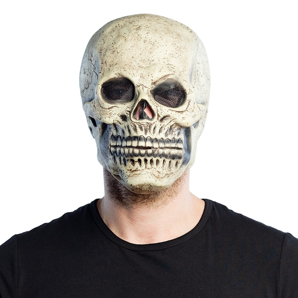 Latex hoofdmasker Skull