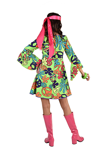 Hippie Peace Jurk XXL