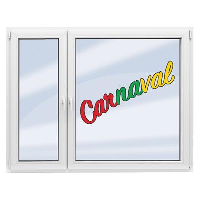 Raamsticker carnaval
