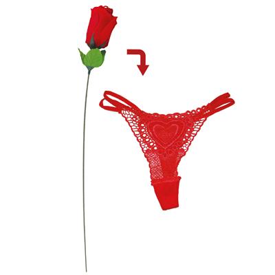 Roos met slipje rood
