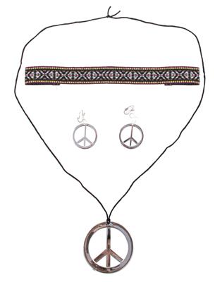 Juwelen set Peace 4-dlg