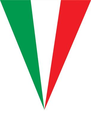 Vlaggenlijn 5m 10 vlaggen Italië