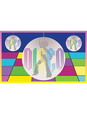 Vlag 150x90 cm Disco