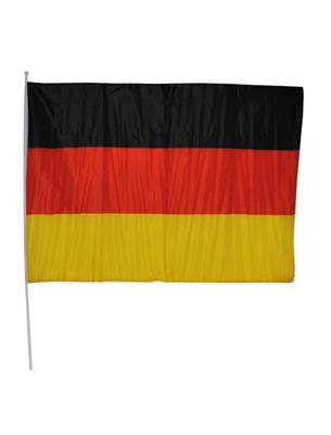 Vlag 60 x 90 cm op stok Duitsland