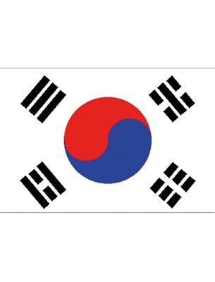 Vlag 150x90 cm Zuid Korea