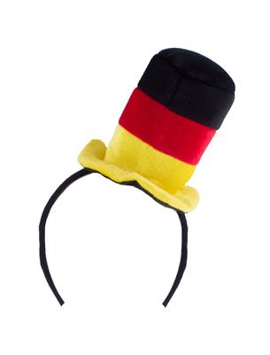 Mini Hoedje Duitsland Diadeem