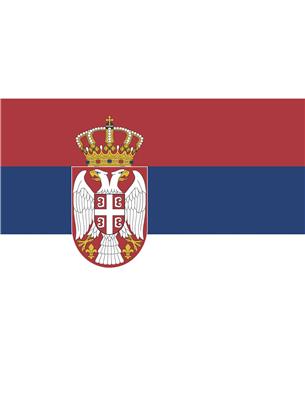 Vlag 150x90 cm Servië