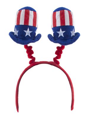 Diadeem met mini hoedjes USA