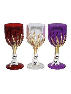 Wijnglas Skelet 3 Ass