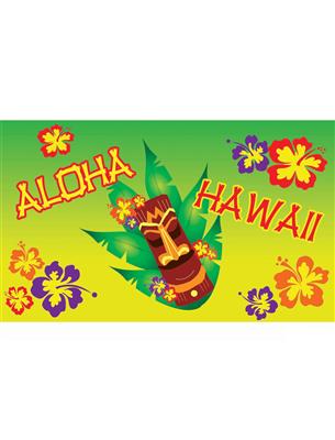 Vlag 150 x 90 cm Aloha Hawaï