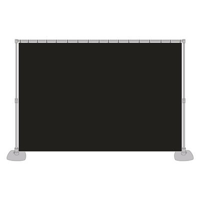 Backdrop 6x4m zwart
