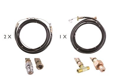 Secured Hose Met Splitter 10M