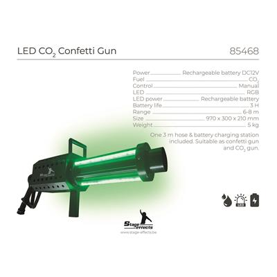 Led Co2 Confetti Gun