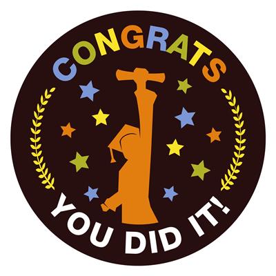 Wanddecoratie Congrats