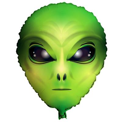 Folieballon Alien 18” x 20”